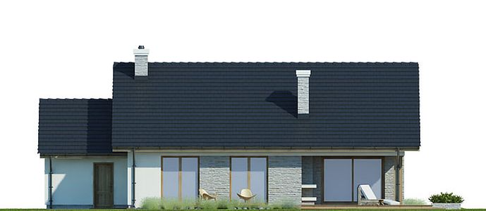 Фасад дома FHA-5614-93 Фасад дома FHA-5614-93