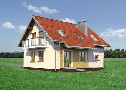 Фасад дома HHC-2165-32 Фасад дома HHC-2165-32